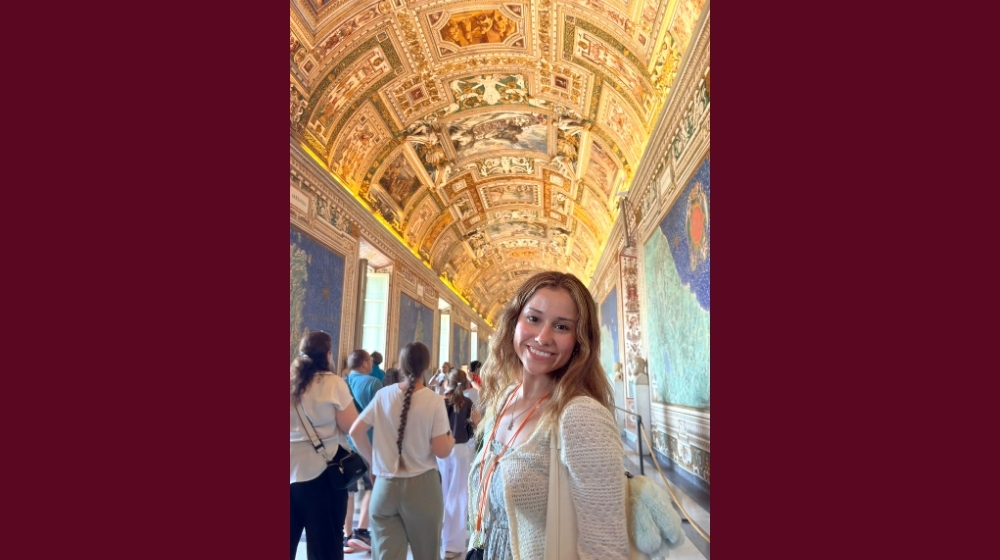 SCPS student in Rome